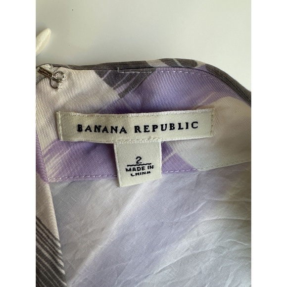Banana Republic Geometric Sleeveless Fit&Flare Mini Dress - Picture 7 of 11